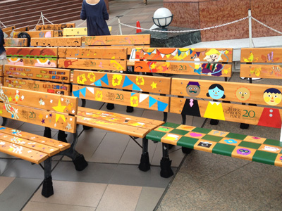 いろんなベンチが出来ました。